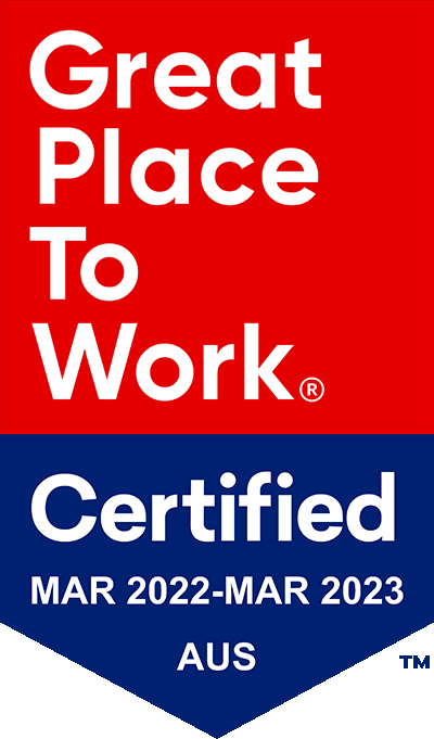 Great place to work badge