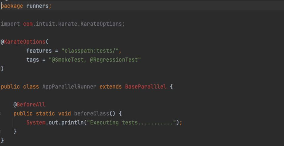 Ability to Run Parallel Tests